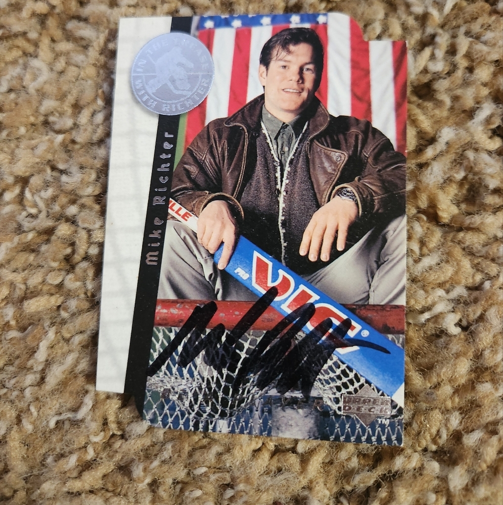 AUTOGRAPH NHL Mike HICHTER